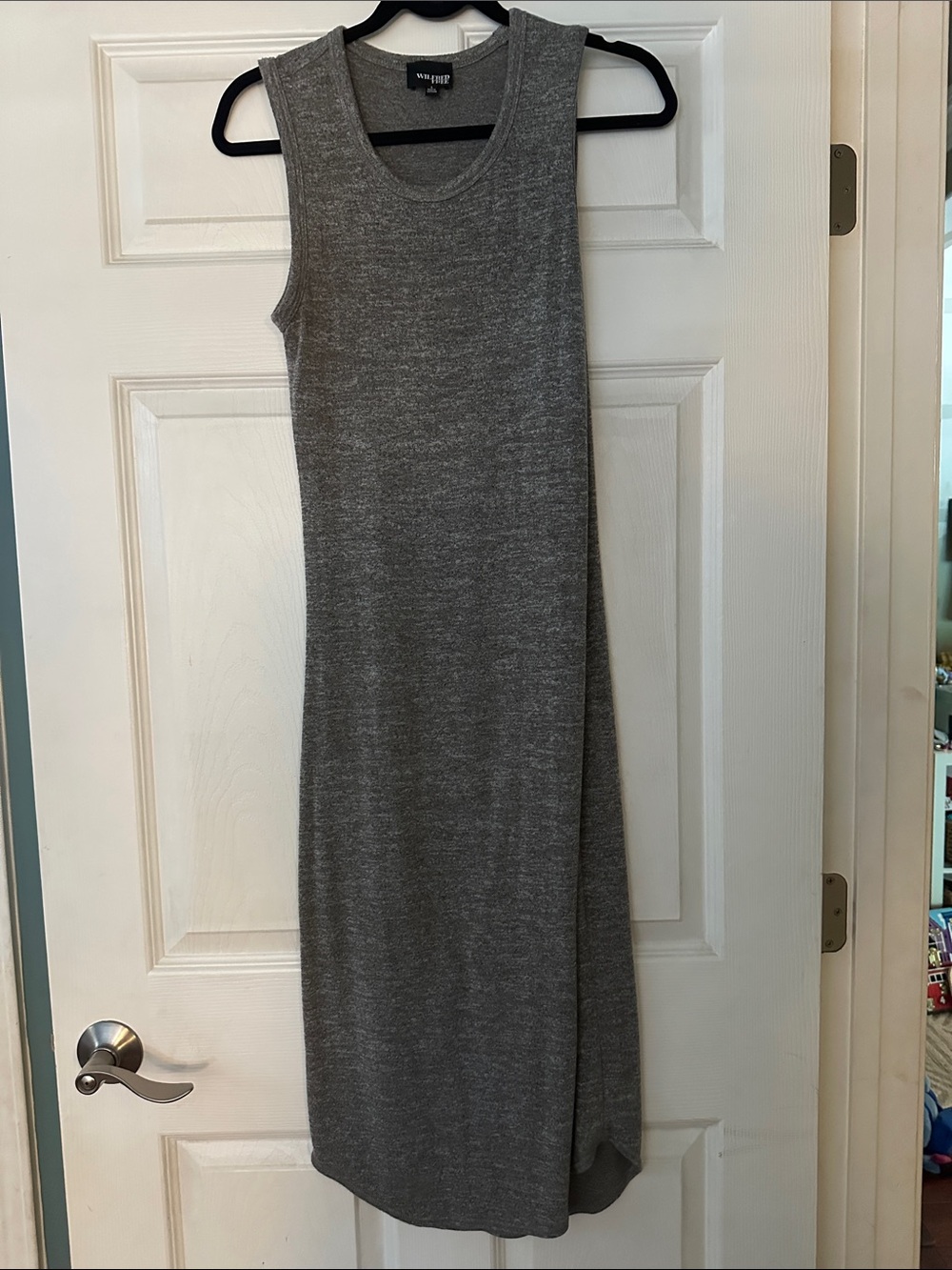 Aritzia Wilfred Free Gray Sleeveless Maxi Dress